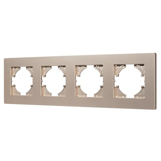 Фото #1 товара Рамка пластиковая FRM-PERIO-PL-4-GD (Arlight, -)