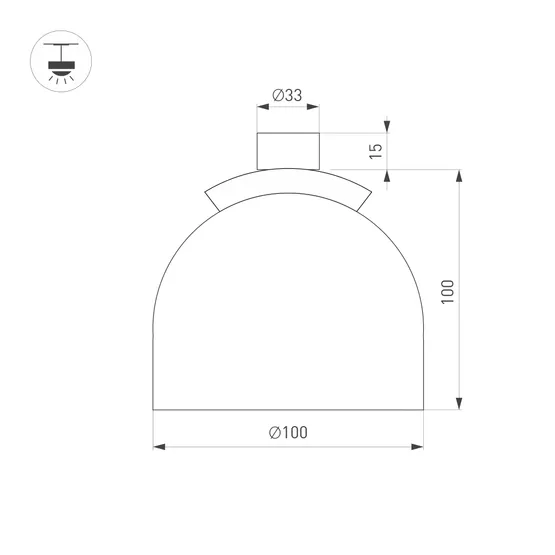 Фото #8 товара Светильник ART-INBELT-CUP-R100-8W Day4000-MIX (BK, 36 deg, 48V, DALI) (Arlight, IP20 Металл, 3 года)