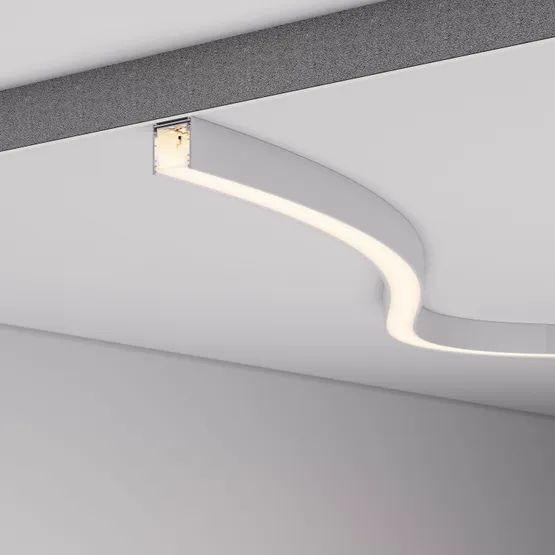 Фото #5 товара Профиль LINE-3535-BENT-SIDE-2000 ANOD (Arlight, Алюминий)