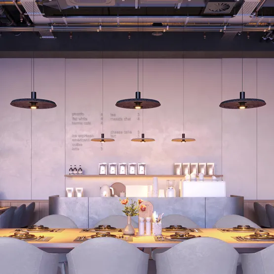 Фото #5 товара Светильник SP-KOTARO-R450-12W Warm2700 (BG-BG, 36 deg, 230V, TRIAC) (Arlight, IP20)