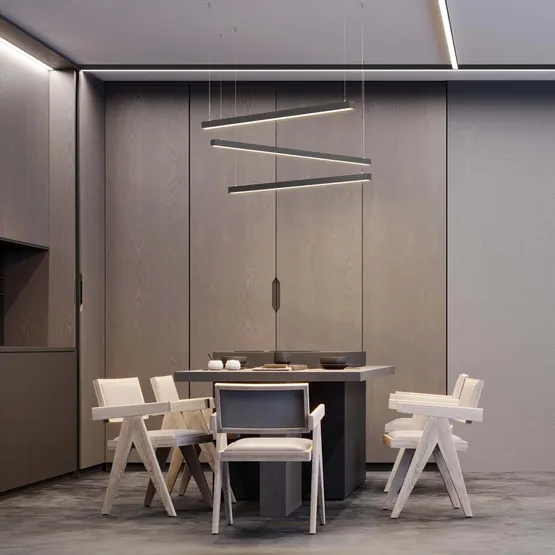 Фото #8 товара Профиль SL-LINE-5050-LW-2000 ANOD BLACK (Arlight, Алюминий)