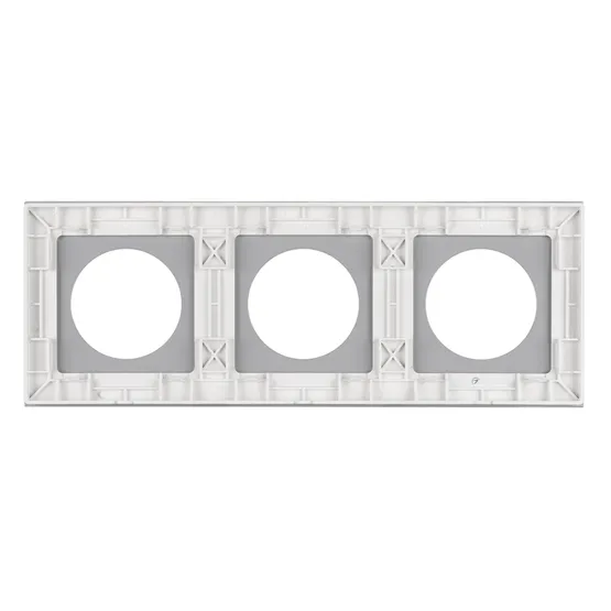 Фото #3 товара Рамка стеклянная FRM-GLARE-GC-3-WH (Arlight, -)