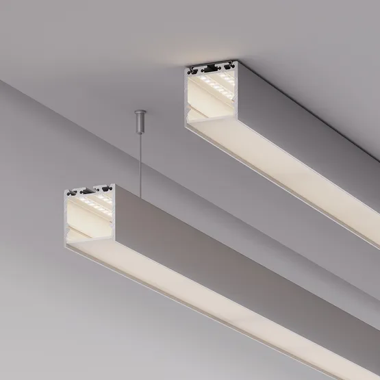 Фото #5 товара Профиль с экраном SL-LINE-3535-2500 ANOD+OPAL (Arlight, Алюминий)