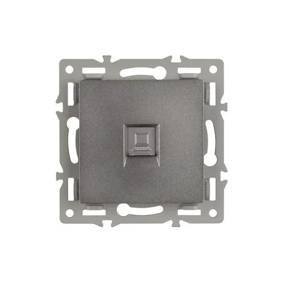 Фото #3 товара Механизм компьютерной розетки SCT-MPC1-PL-GR (RJ-45, CAT6) (Arlight, -)