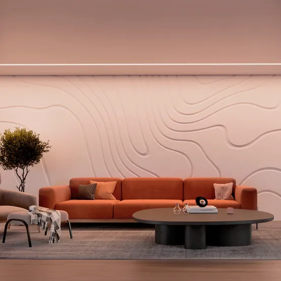 Фото #7 товара Профиль STRETCH-32-CEIL-CENTER-2000 BLACK (Arlight, Алюминий)