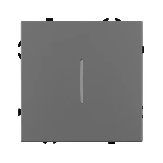 Фото #2 товара Механизм выключателя одноклавишный проходной LED SWT-NOBE-MKP1-SFPL-L-GR (230V, 10A) (Arlight, -)