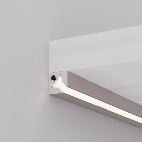 Фото #2 товара Профиль c экраном SL-KANT-H10-SQUARE-2000 CHAMPAGNE GOLD (Arlight, Алюминий+пластик)