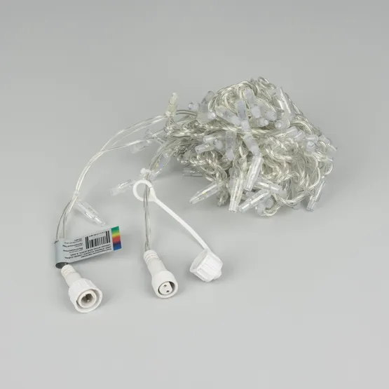 Фото #3 товара Светодиодная гирлянда ARD-STRING-CLASSIC-10000-CLEAR-100LED-SYNC RGB (230V, 6.5W) (Ardecoled, IP65, 1 год)
