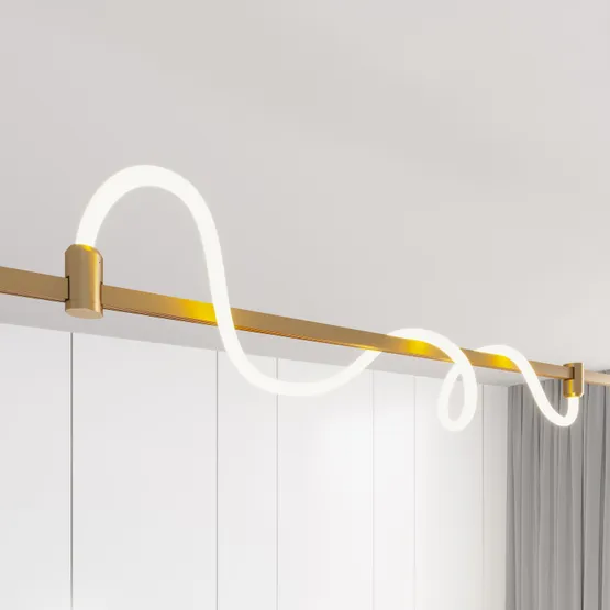 Фото #4 товара Светильник ART-APRIORI-TUBE-ELASTIC-R38-L5000-60W Warm3000 (GD, 360 deg, 48V) (Arlight, IP20 Металл, (Arlight, IP20 Металл, 3 года)