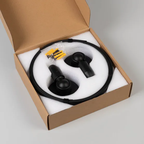 Фото #2 товара Система креплений STINGRAY-R2-SET-10000 BLACK (Arlight, Сталь+Алюминий)