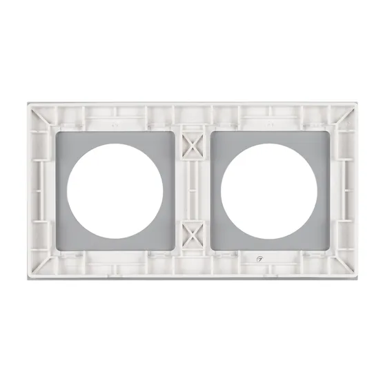 Фото #2 товара Рамка стеклянная FRM-GLARE-GC-2-WH (Arlight, -)