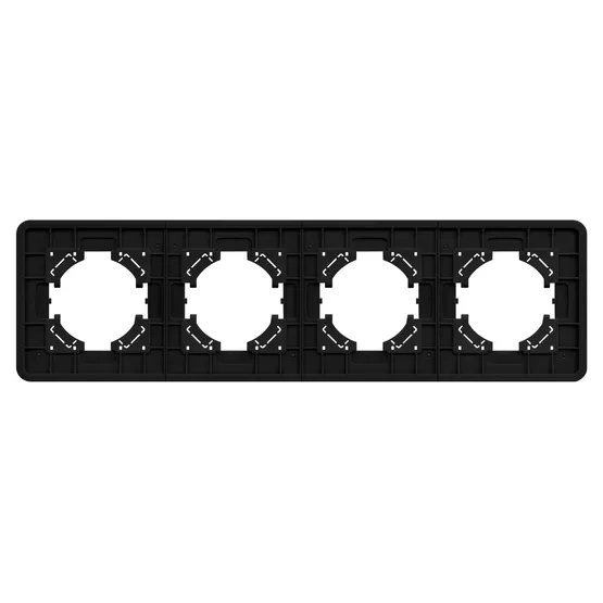 Фото #2 товара Рамка алюминиевая FRM-AKIRY-AL-4-BK (Arlight, -)