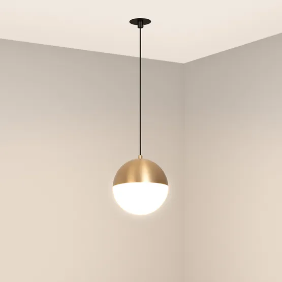 Фото #2 товара Светильник SP-EMISFERO-HANG-BUILT-R150-11W Day4000 (GD, 170 deg, 230V) (Arlight, IP20 Металл, 3 года)