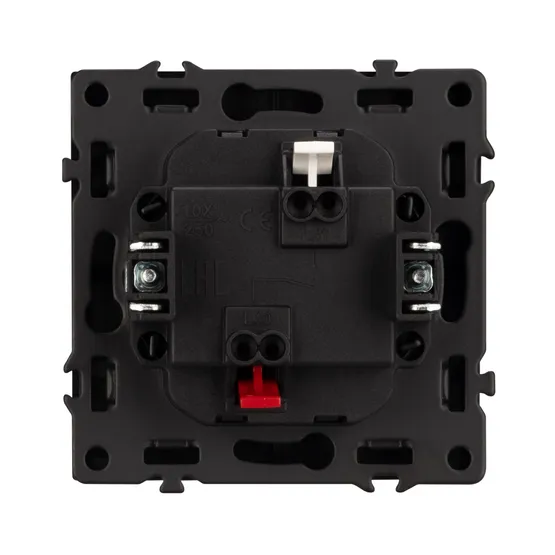 Фото #3 товара Механизм выключателя одноклавишный непроходной SWT-NOBE-MK01-SFPL-BK (230V, 10A) (Arlight, -)