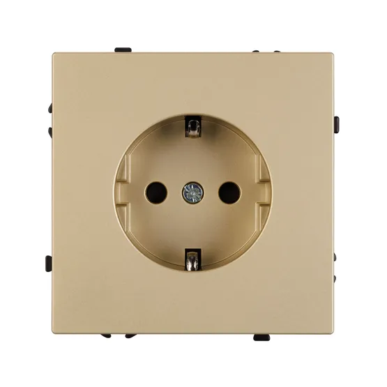 Фото #3 товара Механизм электрической розетки SCT-NOBE-MEU1-SFPL-GD (230V, 16A) (Arlight, -)