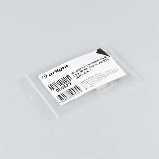 Фото #3 товара Коннектор универсальный COB-MONO-5mm-2pin-STS-STW-8-in-1 (Arlight, IP20 Пластик)