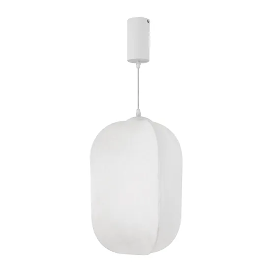 Фото #3 товара Светильник SP-SETA-HANG-L410х300-7W Warm2700 (WH, 320 deg, 230V) (Arlight, IP20 Натуральный шелк, 3 года)