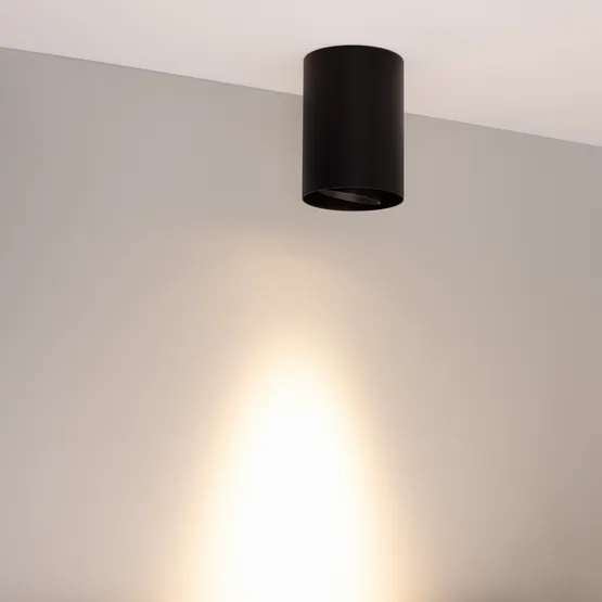 Фото #2 товара Светильник SP-FOCUS-R86-10W Warm3000 (BK, 24 deg, 230V) (Arlight, IP54 Металл, 5 лет)