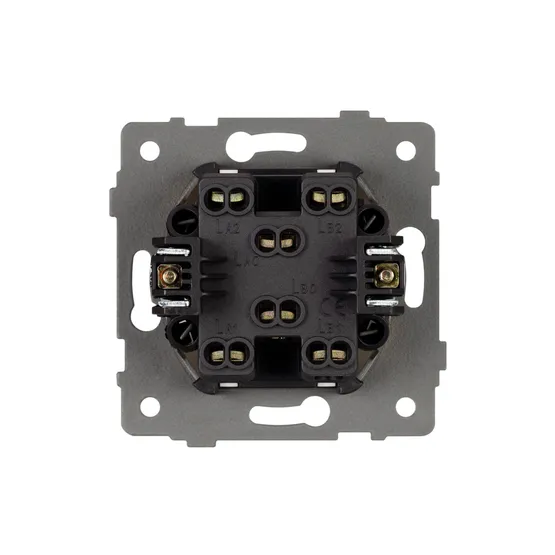 Фото #3 товара Механизм выключателя одноклавишный перекрёстный SWT-MKX1-PL-GR-V (250V, 10A) (Arlight, -)