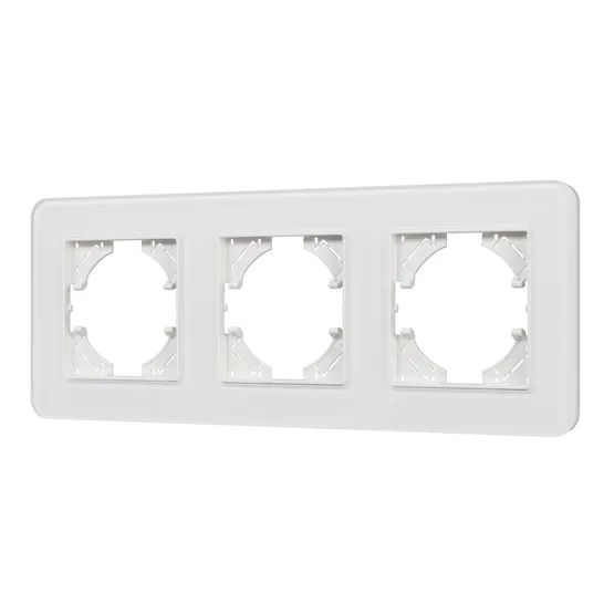 Фото #1 товара Рамка стеклянная FRM-OMALI-GS-3-WH (Arlight, -)