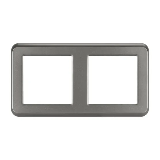 Фото #2 товара Рамка пластиковая FRM-VERSA-PL-2-GR (Arlight, -)