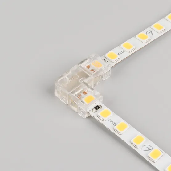 Фото #2 товара Коннектор угловой FIX-MONO-5mm-2pin-STS (Arlight, Прозрачный)