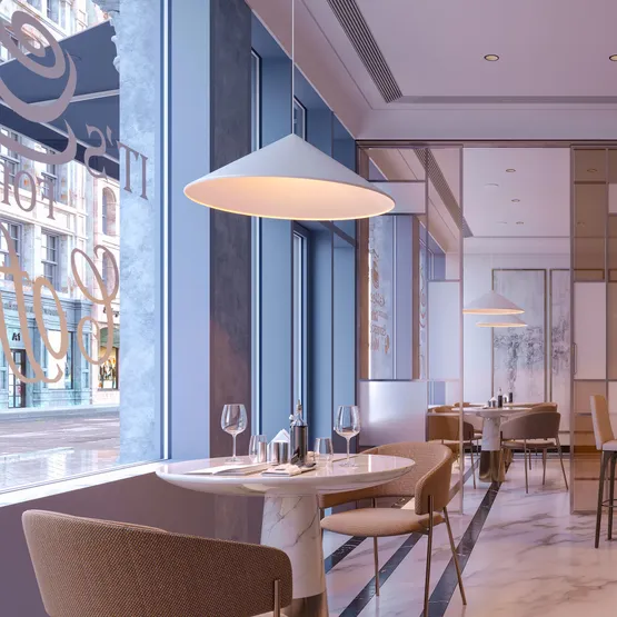 Фото #5 товара Светильник SP-MAKOTO-R550-14W Warm3000 (WH, 36 deg, 230V, TRIAC) (Arlight, IP20 Металл, 3 года)