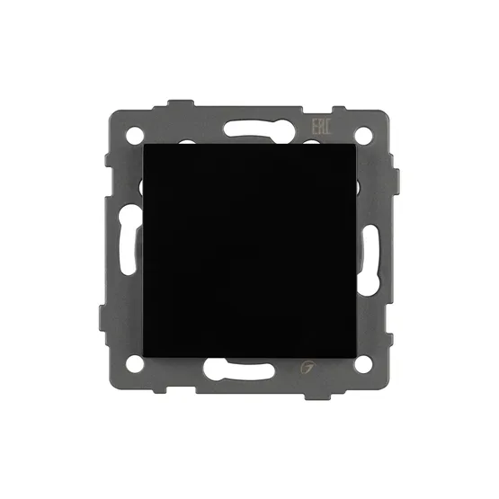 Фото #3 товара Механизм выключателя одноклавишный самовозвратный SWT-MKR1-PL-BK-V (250V, 10A) (Arlight, -)