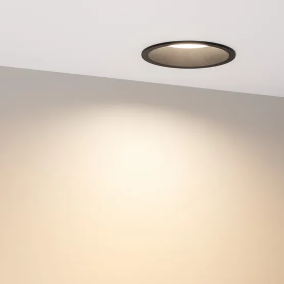 Фото #4 товара Светильник MS-BREEZE-BUILT-R104-12W Warm3000 (BK, 85 deg, 230V) (Arlight, IP20 Металл, 3 года)