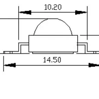 Фото #3 товара Мощный светодиод ARPL-3W-BCX45 Warm White (Arlight, Emitter)