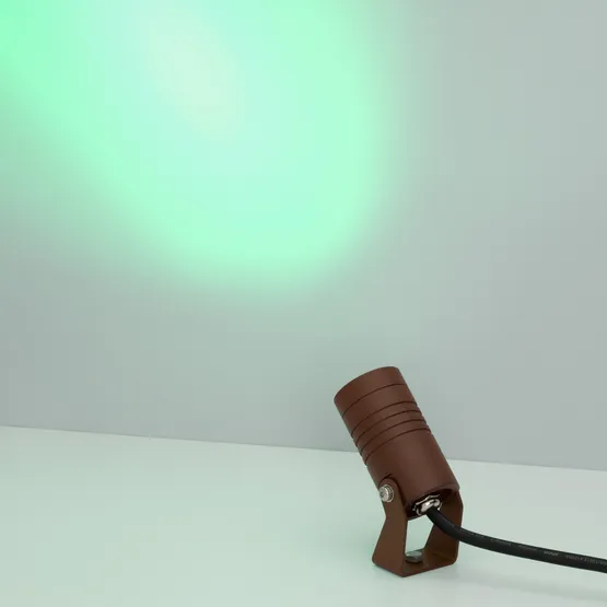 Фото #4 товара Светильник KT-RAY-COLOR-R42-6W RGB (RS, 25 deg, 12V) (Arlight, IP67 Металл, 3 года)