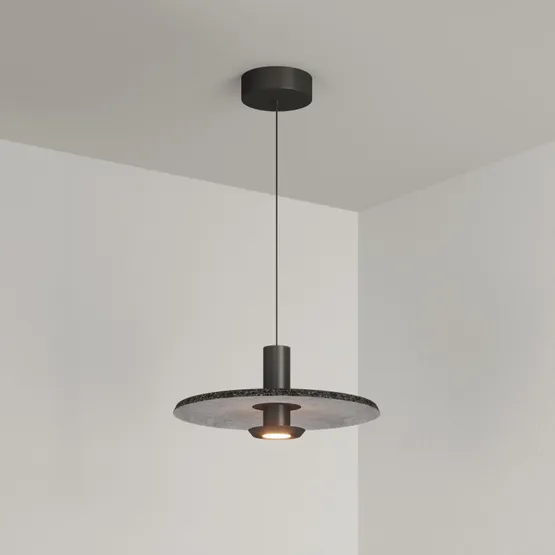 Фото #6 товара Светильник SP-KOTARO-R350-12W Warm2700 (BK-GR, 36 deg, 230V, TRIAC) (Arlight, IP20)