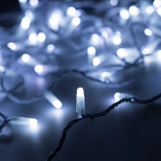 Фото #1 товара Светодиодная гирлянда ARD-STRING-CLASSIC-10000-WHITE-100LED-MILK-FLASH White (230V, 7W) (Ardecoled, IP65)