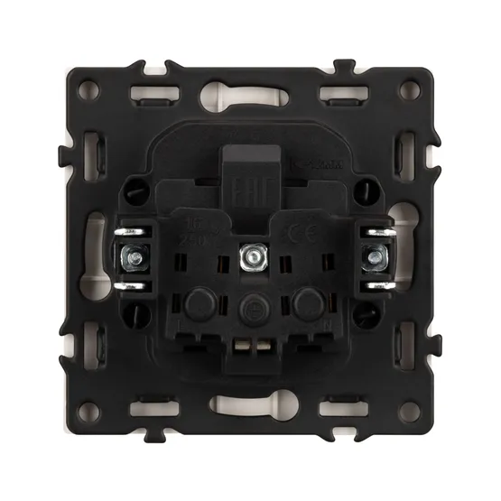 Фото #2 товара Механизм электрической розетки SCT-NOBE-MEU1-SFPL-IS (230V, 16A) (Arlight, -)