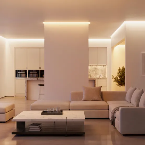 Фото #4 товара Профиль СEIL-S18-SHADOW-SIDE-3000 BLACK (Arlight, Алюминий)