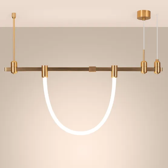 Фото #2 товара Светильник ART-APRIORI-TUBE-ELASTIC-R38-L5000-60W Warm3000 (GD, 360 deg, 48V) (Arlight, IP20 Металл, (Arlight, IP20 Металл, 3 года)