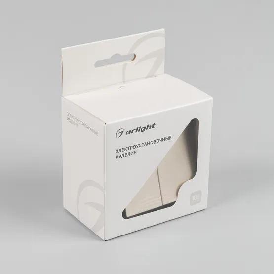 Фото #4 товара Механизм выключателя двухклавишный непроходной SWT-MK02-PL-GD-V (250V, 10A) (Arlight, -)