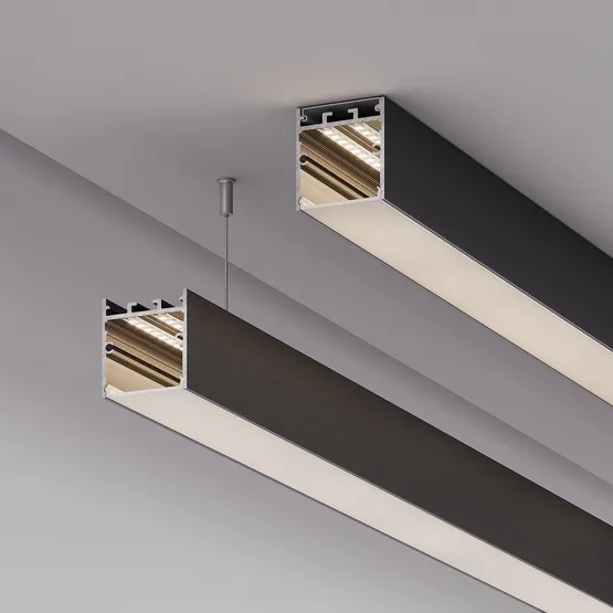 Фото #4 товара Профиль SL-LINE-3638-LW-2000 ANOD BLACK (Arlight, Алюминий)