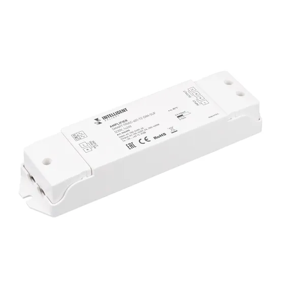Фото товара INTELLIGENT ARLIGHT Усилитель SMART-TRIAC-601-72-DIM-SUF (230V, 1x2A) (IARL, IP20 Пластик, 5 лет)