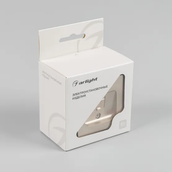 Фото #4 товара Механизм компьютерной розетки SCT-MPC1-PL-GD-V (RJ-45, CAT6) (Arlight, -)