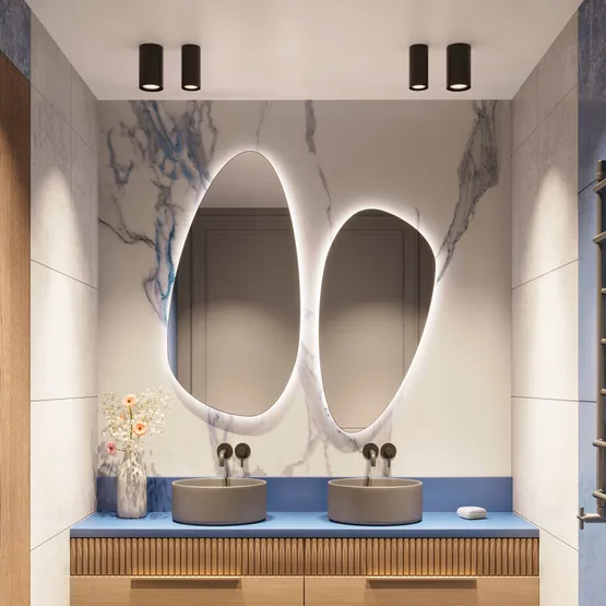 Фото #4 товара Светильник SP-SALT-R75-15W Warm3000 (WH-BK, 40 deg, 230V) (Arlight, IP54 Металл, 5 лет)