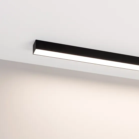 Фото #2 товара Светильник SP-LINE-5050-L960-32W Day4000 (RAL9005, 120 deg, 230V) IP33 (Arlight, Металл)