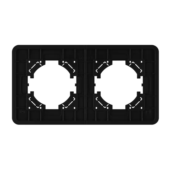 Фото #3 товара Рамка алюминиевая FRM-AKIRY-AL-2-BK (Arlight, -)