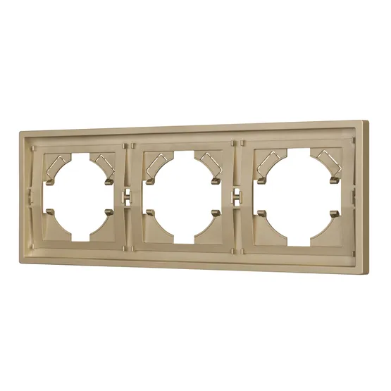 Фото #1 товара Рамка пластиковая FRM-TENDO-SFPL-3-GD (Arlight, -)