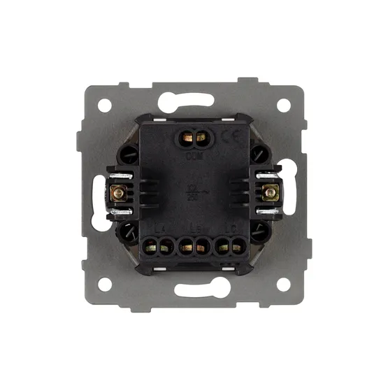 Фото #2 товара Механизм выключателя трехклавишный непроходной SWT-MK03-PL-GD-V (250V, 10A) (Arlight, -)