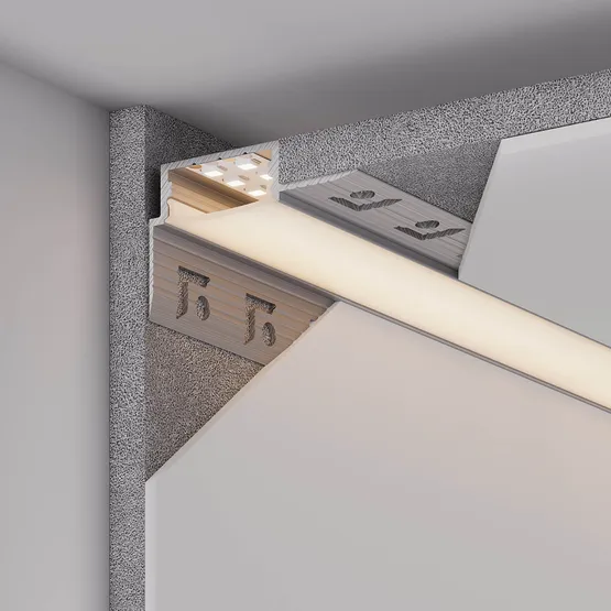 Фото #4 товара Профиль FANTOM-W20-H10-EDGE-2000 ANOD (Arlight, Алюминий)