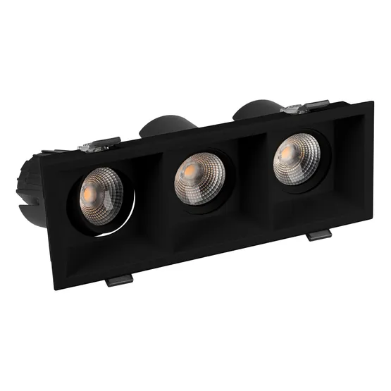 Фото #5 товара Светильник MS-FLOW-BUILT-S230x85-3x12W Day4000 (BK, 55 deg, 230V) (Arlight, IP20 Металл, 5 лет)