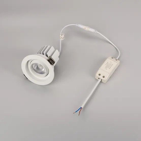 Фото #2 товара Светильник MS-VORTEX-BUILT-R90-12W Day4000 (WH-WH, 40 deg, 230V) (Arlight, IP20 Металл, 5 лет)