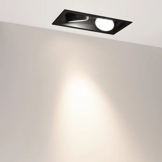 Фото #3 товара Светильник MS-VORTEX-BUILT-S250x140-2x30W Day4000 (BK-BK, 30 deg, 230V) (Arlight, IP20 Металл, 5 лет)