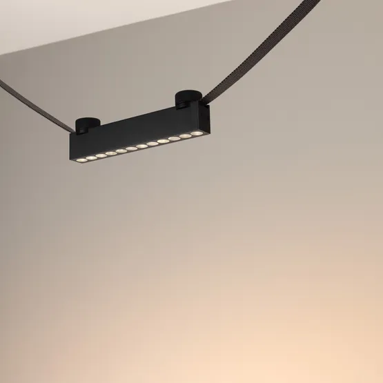 Фото #2 товара Светильник ART-INBELT-DOTS-L210-8W Day4000-MIX (BK, 33 deg, 48V, DALI) (Arlight, IP20 Металл, 3 года)